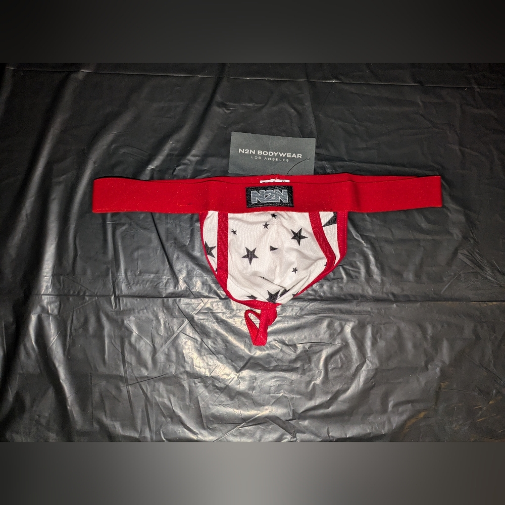 N2N Men's USA Stars Thong Size L